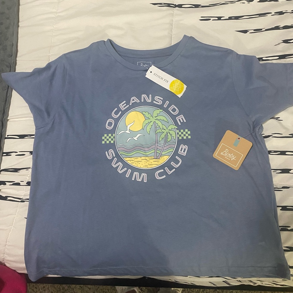 Bixby Nomad Light Blue Tee from Stitch Fix